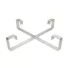 Kabeļu turētājs Extralink Four arms aluminium frame S500 — 500 x 500 x 70 mm, galds/siena, alumīnijs