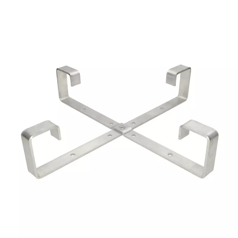 Kabeļu turētājs Extralink Four arms aluminium frame S500 — 500 x 500 x 70 mm, galds/siena, alumīnijs