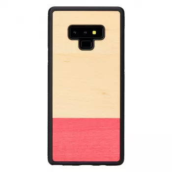 Viedtālruņa maciņš Man and Wood Samsung Galaxy Note 9 — melns, nesakritīgā dizainā