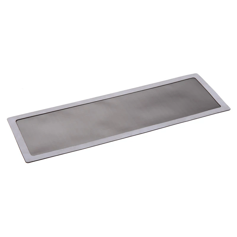 Putekļu filtrs DEMCiflex 0324 — apaļš filtrs, augstums 120 mm, melns/pelēks