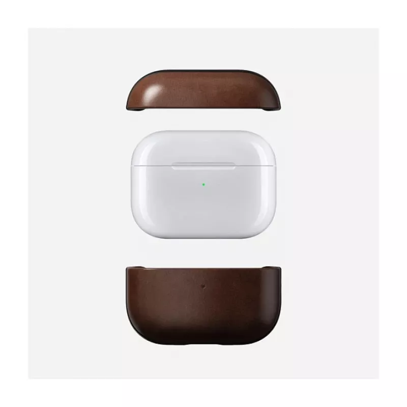 Case Nomad Modern Leather Case — āda, mikrošķiedra, polikarbonāts, brūns