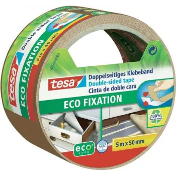 tesa® abpusējā līmlente ECO FIXATION (G x P) 5 m x 50 mm Plastmasa 56450 Saturs: 1 Ruļlis (56450-00)