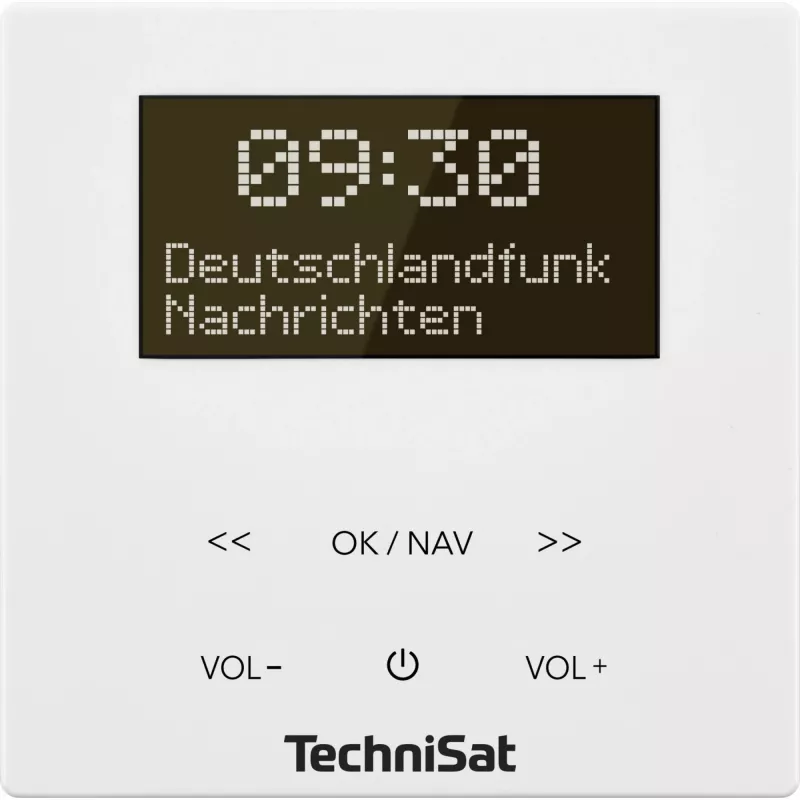 TechniSat DigitRadio UP 55 - DAB radio - 2 x 2 vati - balts (0001/3901)