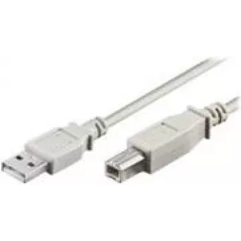 wentronic - USB kabelis - USB (M) uz USB Type B (M) - 1,8m - Pelēks (68712)