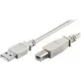 wentronic - USB kabelis - USB (M) uz USB Type B (M) - 1,8m - Pelēks (68712)