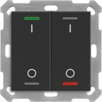 MDT BE-TAL550206.B1 KNX spiedpoga Light 55 2-virzienu RGBW melna matēta pārslēgšana 1 (BE-TAL550206.B1)