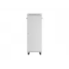 19 collu 32U LANBERG stāvošais rack skapis 600×800 mm pelēks ar stikla durvīm un LCD (plakanais iepakojums)