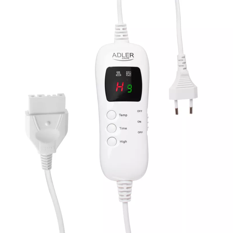 Elektriskā sega Adler AD 7443 160 x 180 cm — flīss, 7 sildīšanas līmeņi, tālvadība, 120 W