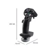 Flightstick pievienojamais rokturis Thrustmaster Sol-R 3 AVA, melns, USB Type-C, analogais/digitālais, PC, 75×115×200 mm