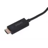 SAVIO video kabeļa adapteris DisplayPort uz HDMI Type A CL-56, 1,5 m, melns