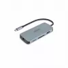 Dicota USB-C 8-in-1 Multi Hub 4K PD 100W sudraba