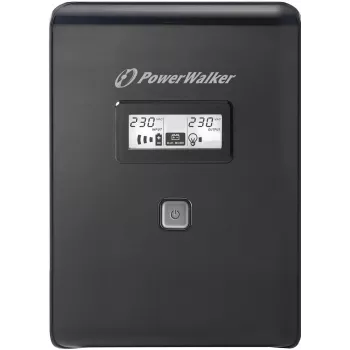 PowerWalker VI 2000 LCD 2 kVA 1200 W 2 AC kontaktligzdas