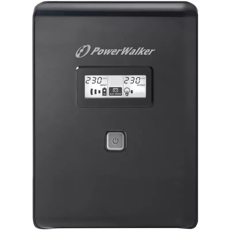 PowerWalker VI 2000 LCD 2 kVA 1200 W 2 AC kontaktligzdas
