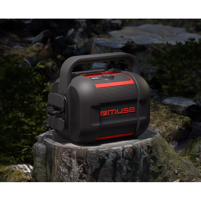 Pārnēsājamais Bluetooth radio Muse M-968 BTR — 40 W, NFC, uzlādējams akumulators