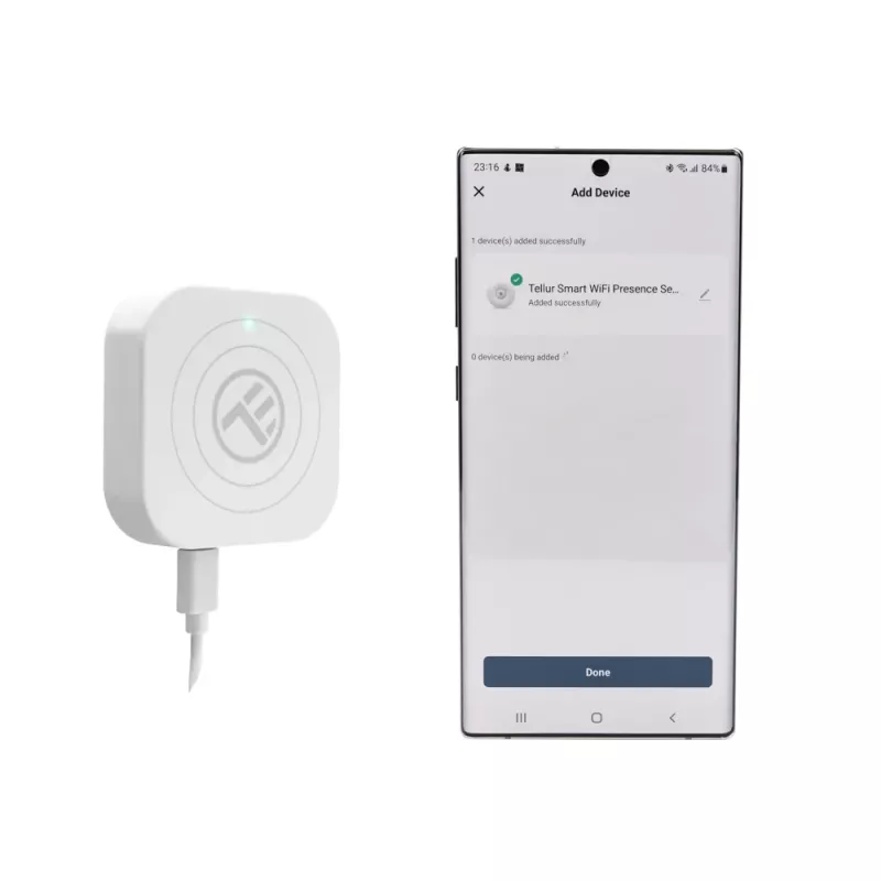 Klātbūtnes sensors Tellur TLL331552 WiFi balts