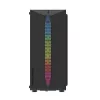 Darkflash DK151 LED datora korpuss (melns) + 3 RGB ventilatori