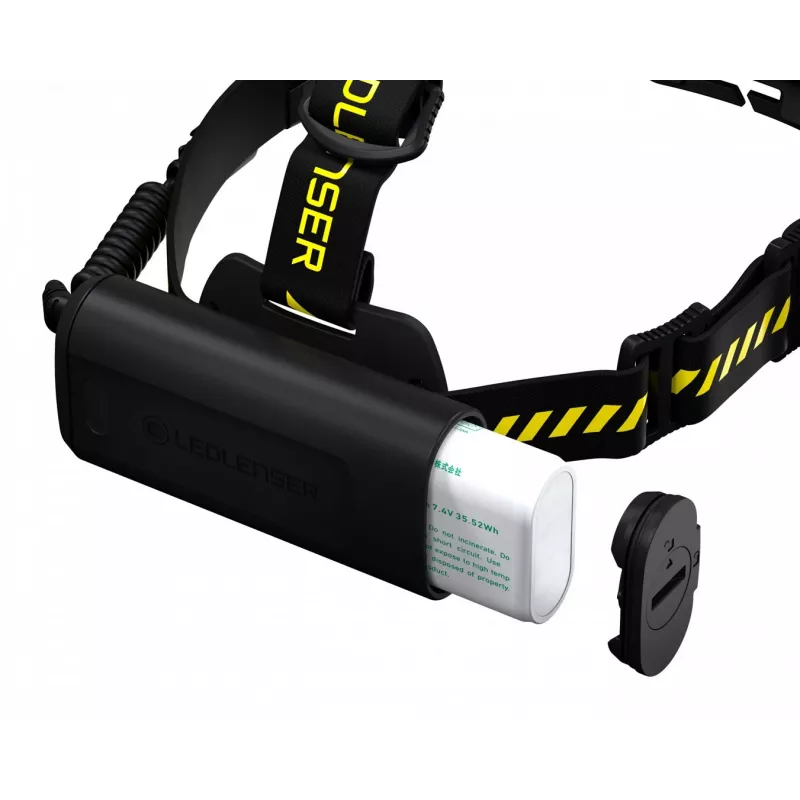 Galvas lukturītis Led Lenser H15R Work Melns dzeltena