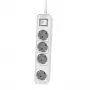 Pagarinātājs Philips Phil-CHP2144W/60 1,5 m, 4 maiņstrāvas rozetes, balts