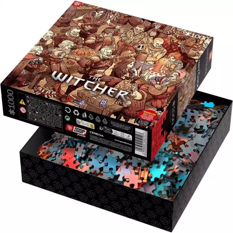 Good Loot Gaming Puzzle: The Witcher (Wiedźmin) Birthday, 1000 gab.