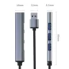 USB centrmezgls QOLTEC 53793 — USB 3.0 ieeja, 3× USB 2.0 pieslēgvietas