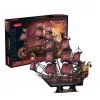 3D Puzzle cubicfun Queen Anne's Revenge Anniversary Version – modelis 306-T4040H, kolekcionējama kuģa montāža