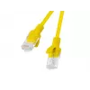 LANBERG RJ-45 Cat5e komutācijas kabelis PCU5-10CC-0100-Y, 1 m, U/UTP, CCA vadi, dzeltens