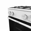 Brīvi stāvoša gāzes plīts ar krāsni Gorenje GG5A10WFFM — 4 degļu plīts virsma, 70 l krāsns, emaljēta augšdaļa, balta