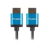 HDMI kabelis LANBERG CA-HDMI-22CU-0018-BK 1.8 m — HDMI Type A uz A, HDMI 2.0, 18 Gbit/s, ARC, zelta pārklājums