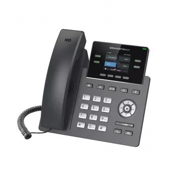 Grandstream Networks GRP2612 IP telefons Melns 2 līnijas