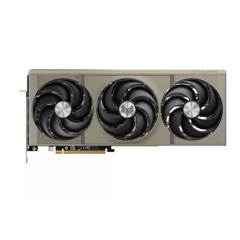 Sapphire grafiskā karte Radeon RX 9070 XT, 16 GB GDDR6, PCIe 5.0, 256 bitu, 330W TDP