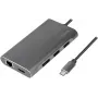LogiLink UA0382 Klēpjdatora dokstacija un portu replicētājs Vadu USB 3.2 Gen 1 (3.1 Gen 1) Type-C Sudraba (UA0382)