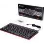 Perixx 11670 tastatūra USB QWERTY vācu - ASV angļu melna (PERIBOARD-422 DE)