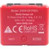 Shelly 1PM Mini Gen4 2-pack — Shelly Wi-Fi viedrelejs ar jaudas mērīšanu, kompakta DIN/modulārā forma