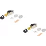 RJ45 Cat.8.1 Tīkla Savienotājs ShiverPeaks BS08-45001-2 Metāla, Konfigurējams Uzstādīšanas Vietā