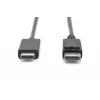 Adapterkabelis Displayport 1.2 ar fiksatoru 4K 60Hz UHD Tip DP/HDMI A M/M melns 2 m
