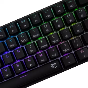 Mehāniskā tastatūra White Shark Shinobi-2 Blue Switch Melns US layout