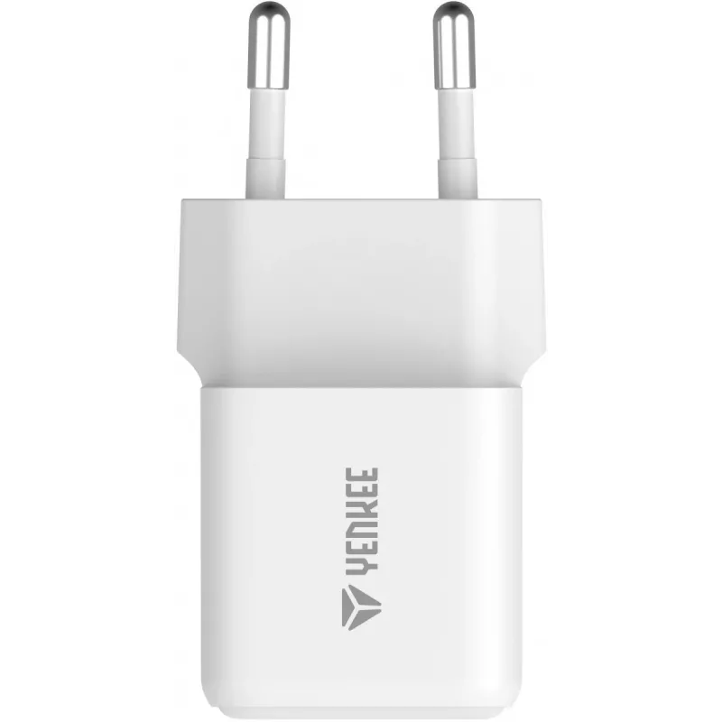 USB‑C sienas lādētājs YENKEE YAC G20 20W 3A Power Delivery