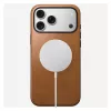 Mobilā tālruņa maciņš Nomad Modern Leather Case Cover iPhone 17 Pro Max, 17,5 cm (6,9 collas), iedeguma krāsa, āda + PC/TPU