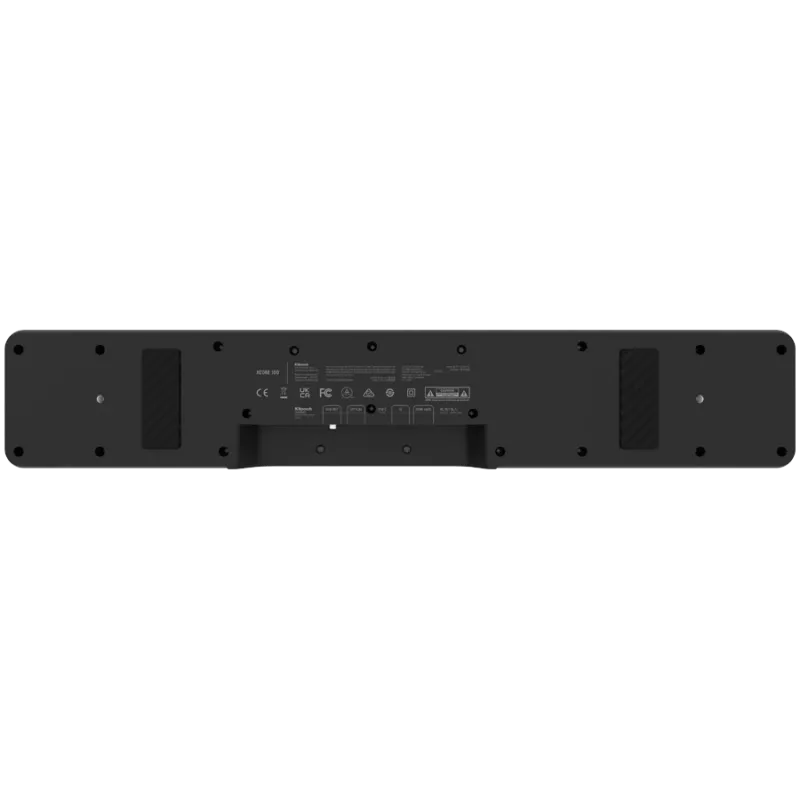 Soundbar KLIPSCH Flexus CORE 100 — 2.1 kanāli, 100 W, iebūvēts zemfrekvenču skaļrunis, pelēks/valriekstkoks
