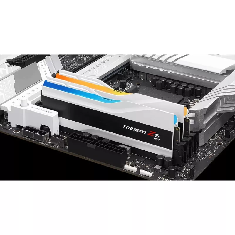 DIMM 48 GB DDR5-7200 (2x 24 GB) Dual-Kit, atmiņa balta, F5-7200J3646F24GX2-TZ5RW, Trident Z5 RGB, INTEL XMP