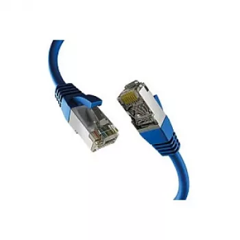EFB-Elektronik CAT8.1 zils 3m RJ45 komutācijas kabelis S/FTP PIMF LSZH 2000MHZ 40GB tīkla kabelis Ražotājs: EFB Elektronik (EC020200238)