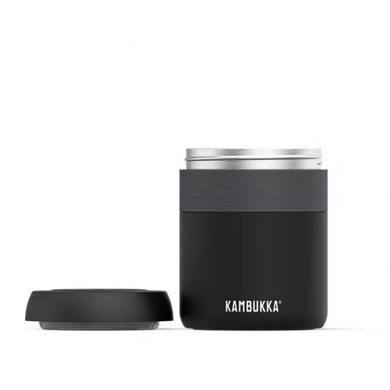 Pusdienu termoss Kambukka Bora 600 ml - Matēti melns