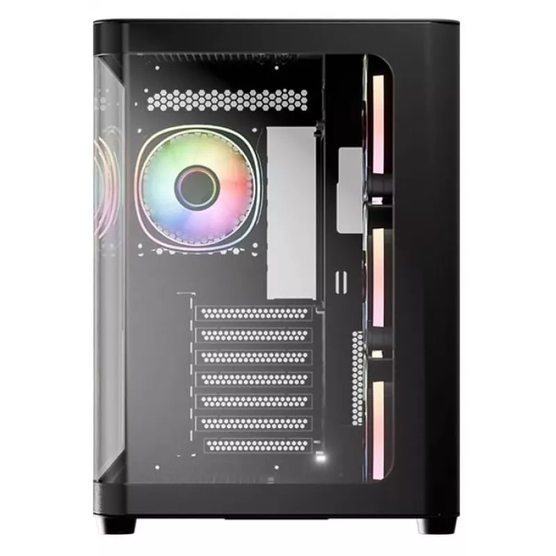 Datora korpuss LC-Power LC-8001B-ON Midi Tower, melns