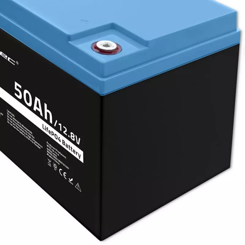LiFePO4 akumulators QOLTEC 12.8V 50Ah (modelis 53704) rezerves barošanai un enerģijas uzglabāšanai