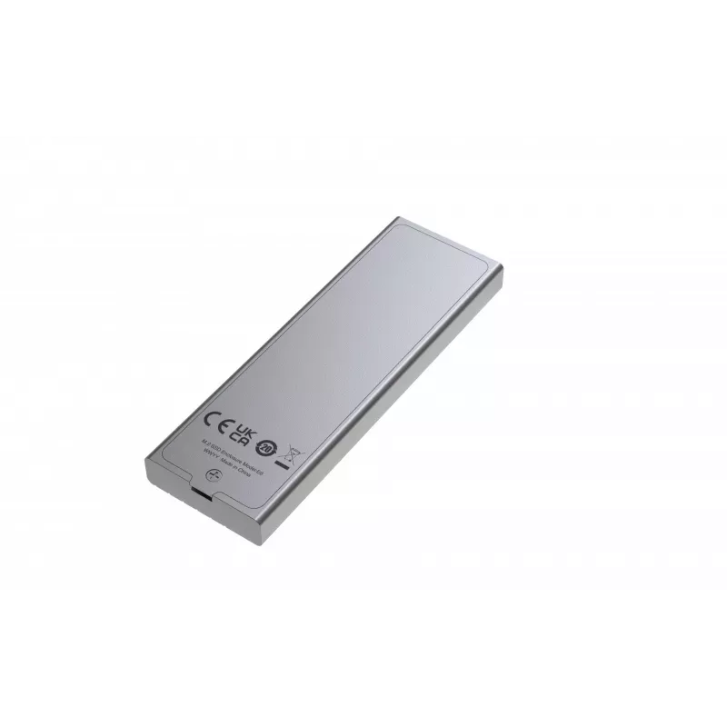 SSD korpuss Lexar E6 Silver M.2, PCIe, USB 3.2 Gen 2 (10 Gbit/s), USB-C, alumīnijs, viens M.2 līdz 4 TB