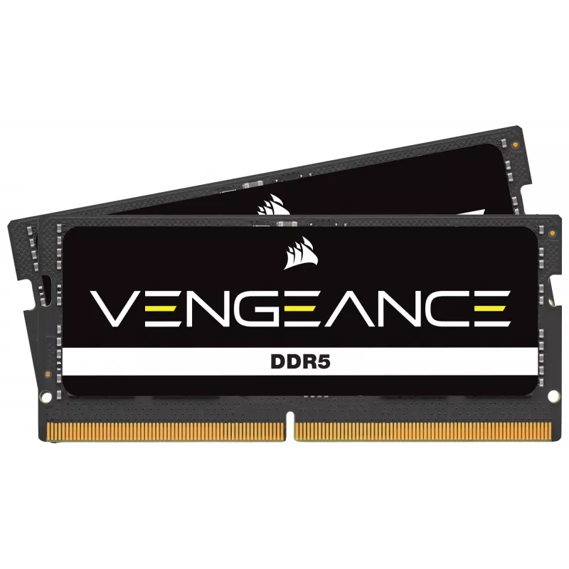 SO-DIMM 64 GB DDR5-5600 (2x 32 GB) Dual-Kit, atmiņa melna, CMSX64GX5M2A5600C48, Vengeance