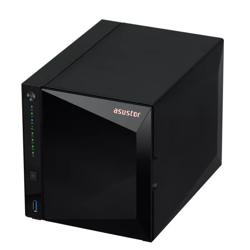 Asustor DRIVESTOR 4 Pro Gen2 AS3304T V2 NAS Realtek RTD1619B 2 GB DDR4 ADM Melns