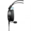 Vadu austiņas Audio-Technica ATH-GDL3 — galvas lente, supraaural, 10–35000 Hz, 220 g, melna