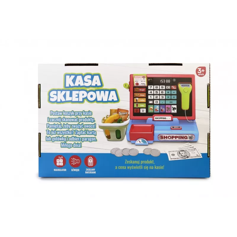 Kases aparāts ar skeneri un svariem