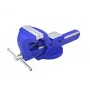 Stenda skrūvspīļu AWTools 1003456, stacionāras industriālas skrūvspīles, 6 collu (150 mm) spīļu platums